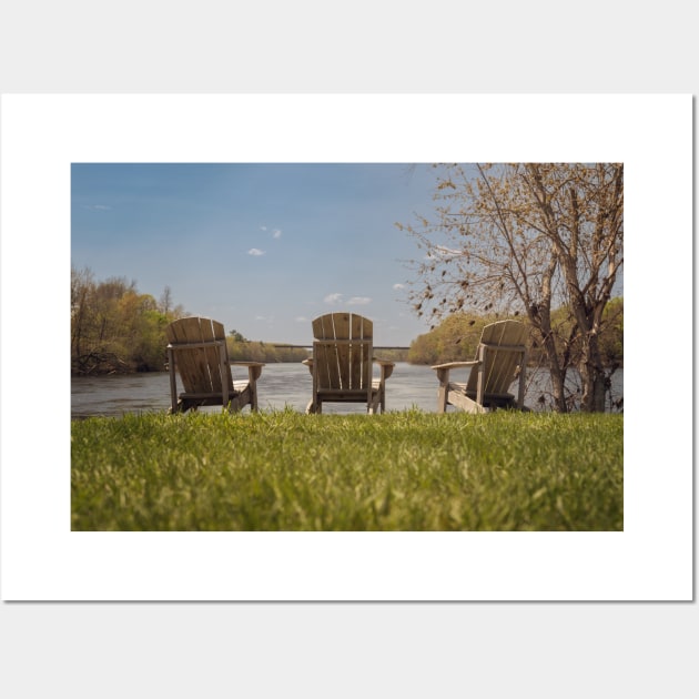 Adirondack Chairs With a View Wall Art by StacyWhite